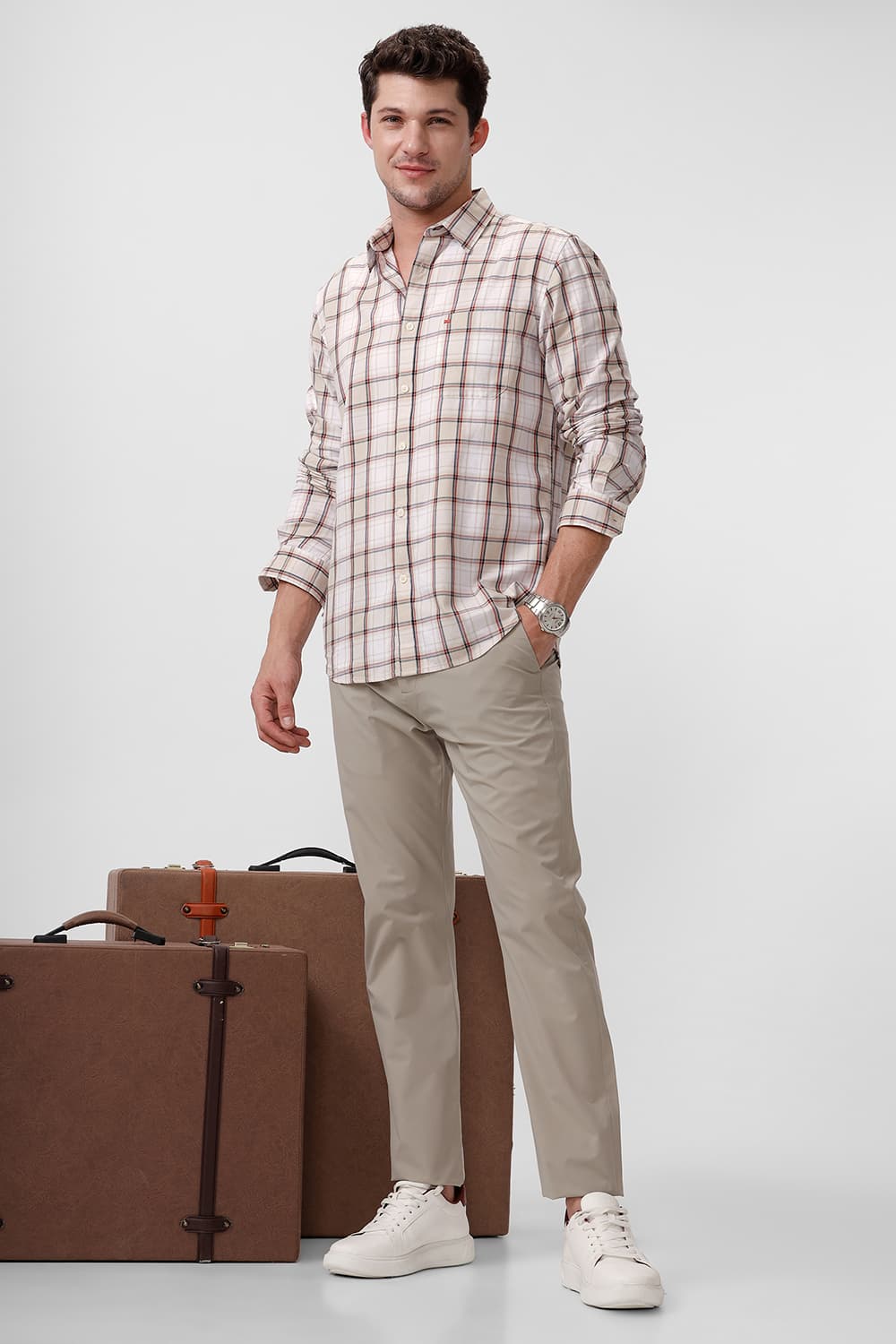 DRIFT FIT POLYESTER STRETCH DOBBY TROUSER