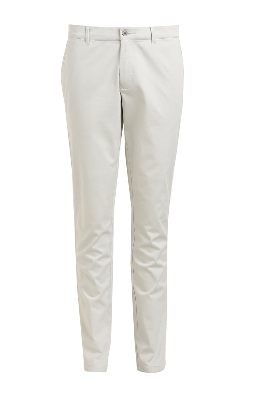 BASICS TAPERED FIT DAWN GREEN COTTON STRETCH DOBBY TROUSER