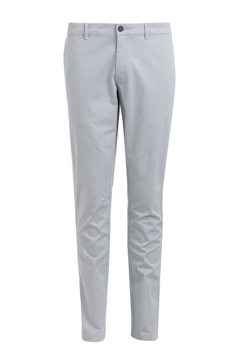 TAPERED FIT COTTON STRETCH DOBBY TROUSER