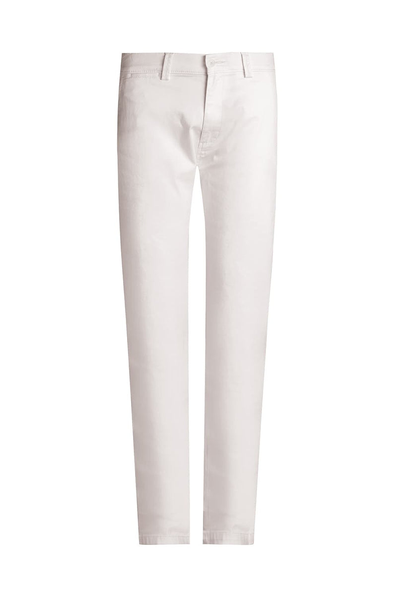 TAPERED FIT COTTON STRETCH TROUSER