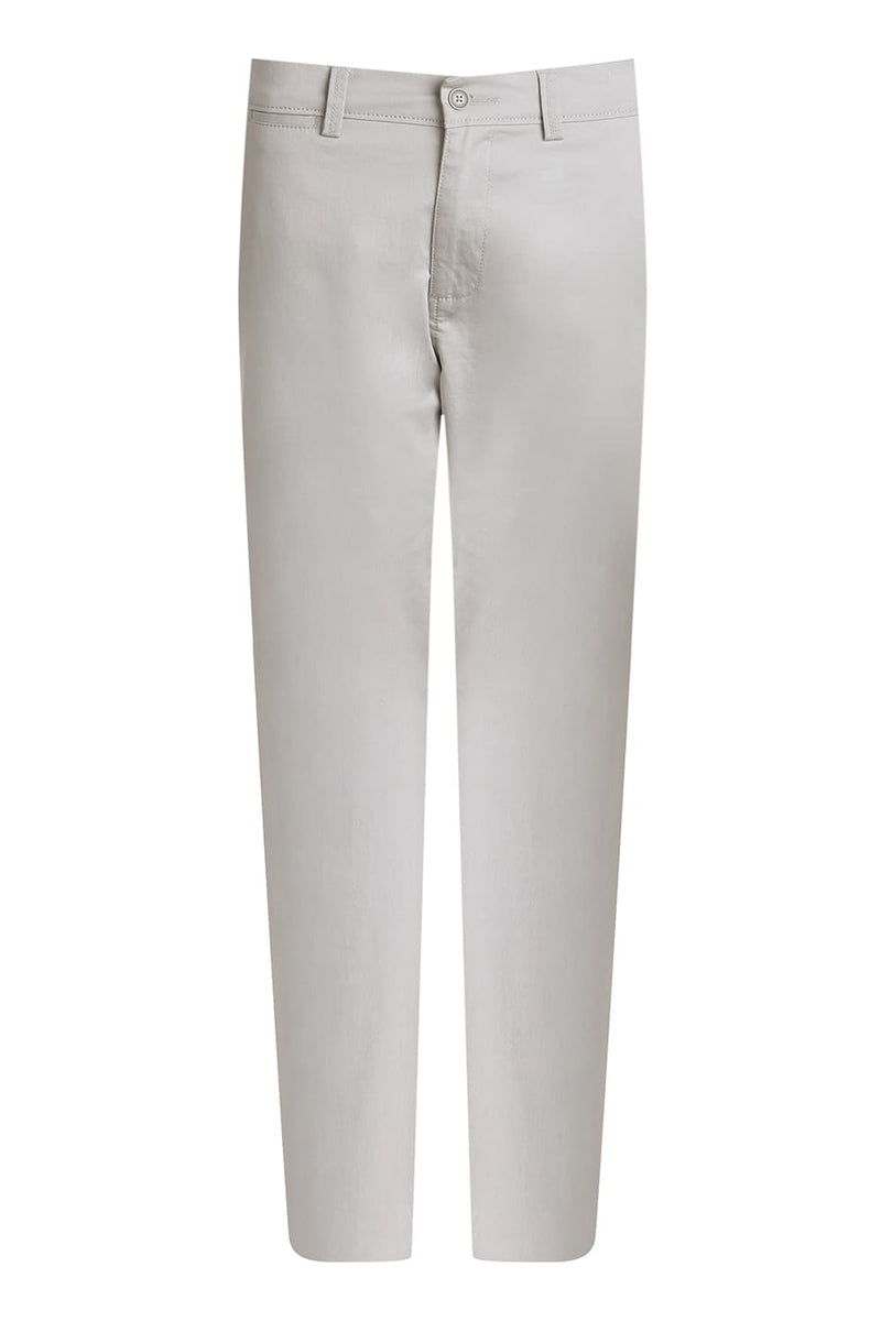 TAPERED FIT COTTON STRETCH TROUSER