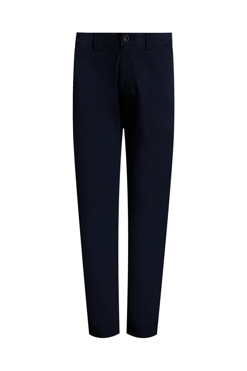 TAPERED FIT COTTON STRETCH TROUSER