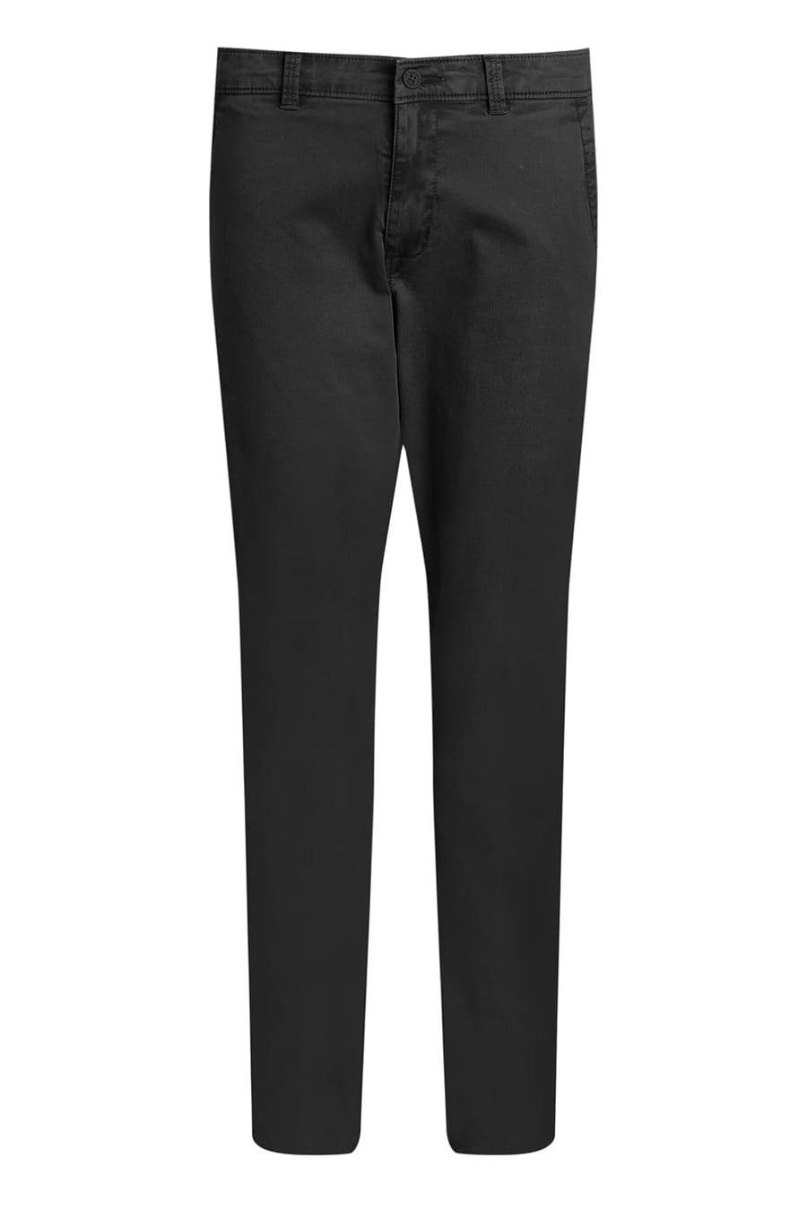 BASICS DRIFT FIT TURKISH COFFEE BROWN COTTON STRETCH TWILL TROUSER