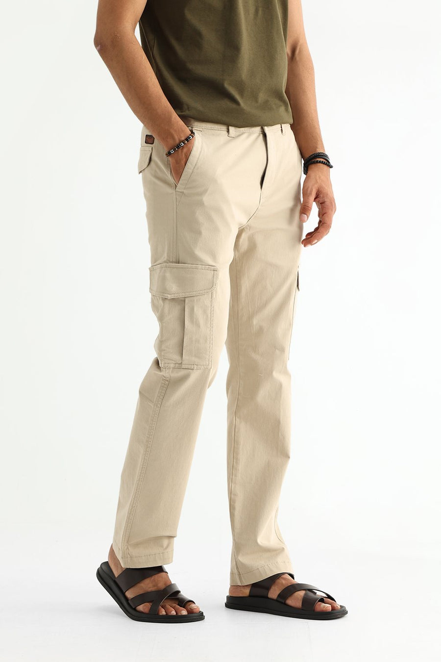 BASICS DRIFT FIT  COTTON STRETCH TWILL TROUSER
