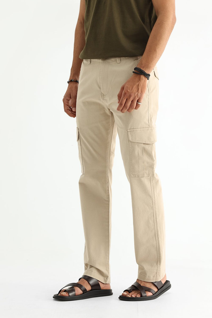 BASICS DRIFT FIT  COTTON STRETCH TWILL TROUSER