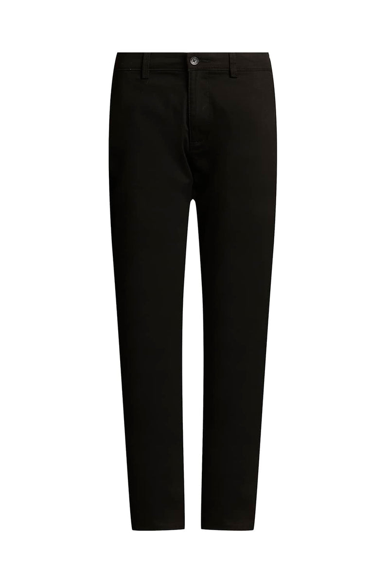 TAPERED FIT COTTON STRETCH TROUSER