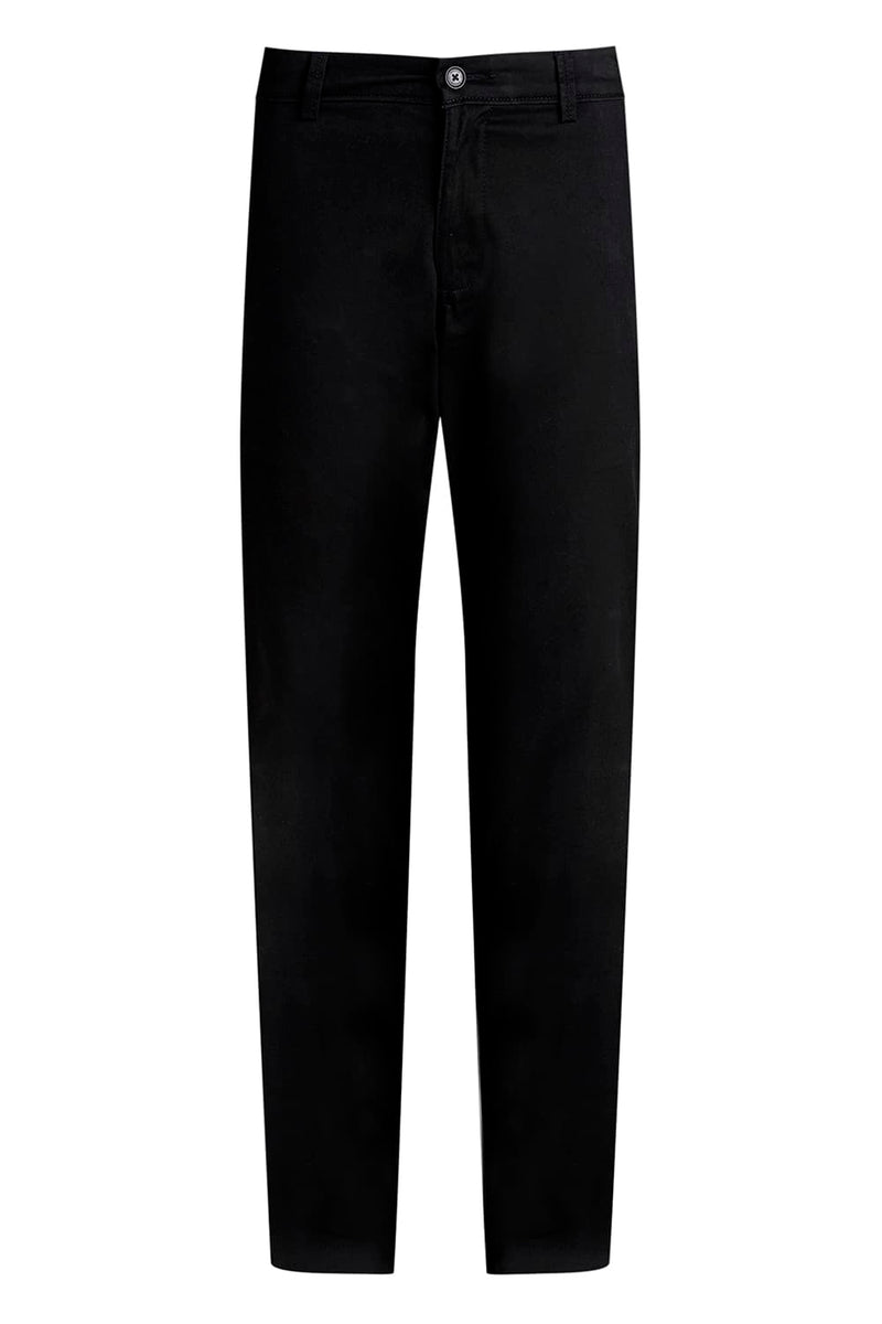 TAPERED FIT COTTON STRETCH TROUSER