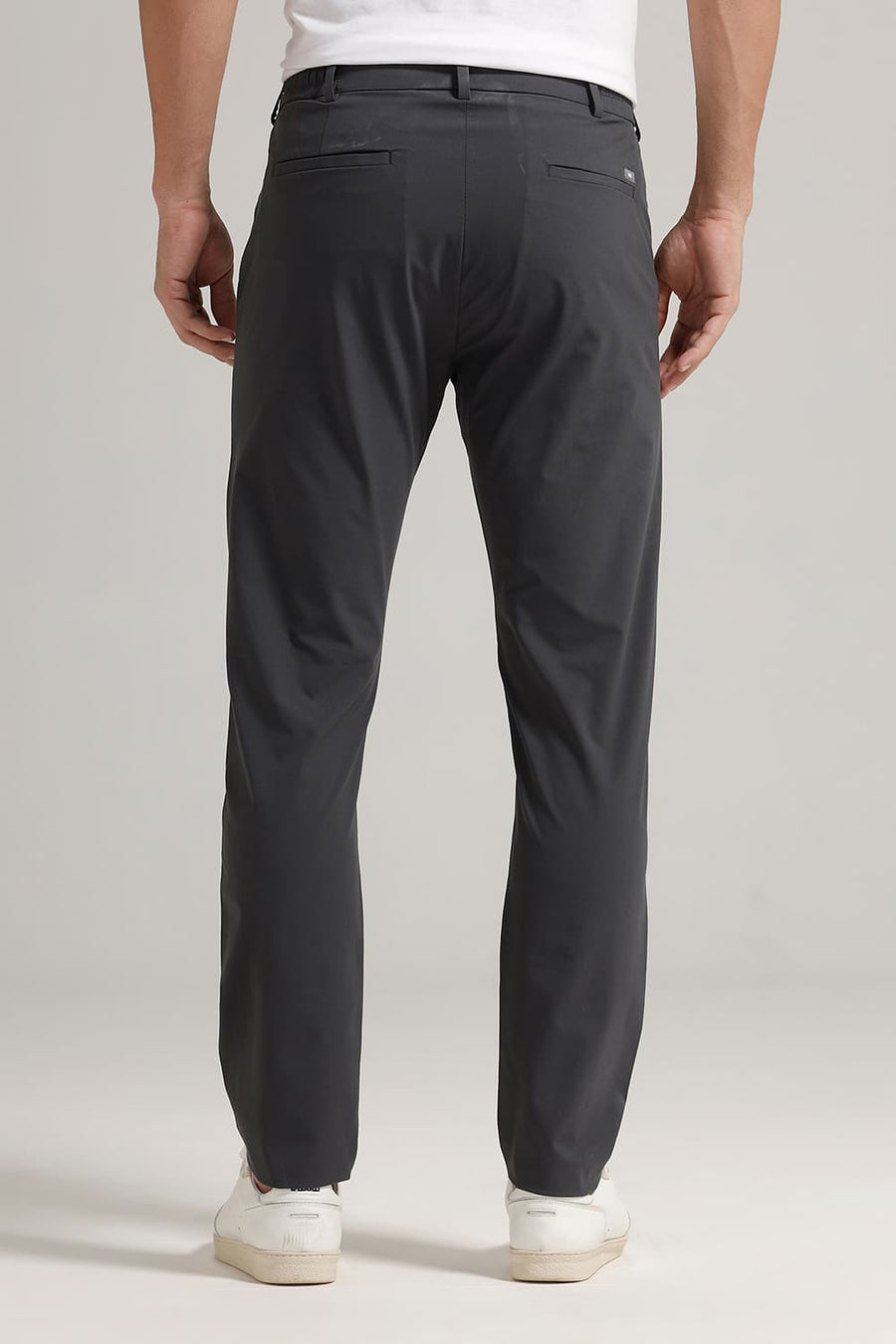 BASICS DRIFT FIT JET SET GREY POLYESTER TROUSER