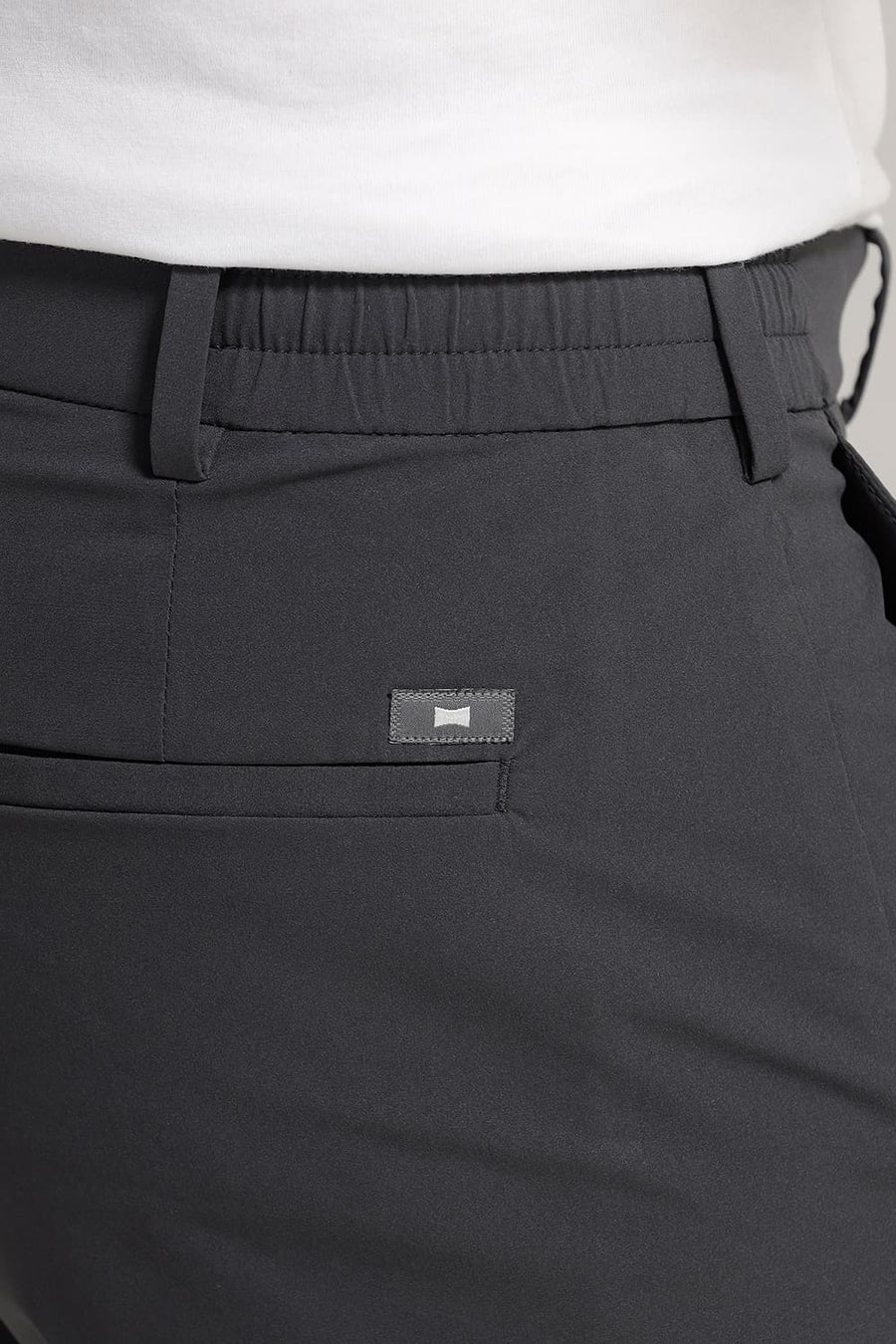 BASICS DRIFT FIT JET SET GREY POLYESTER TROUSER