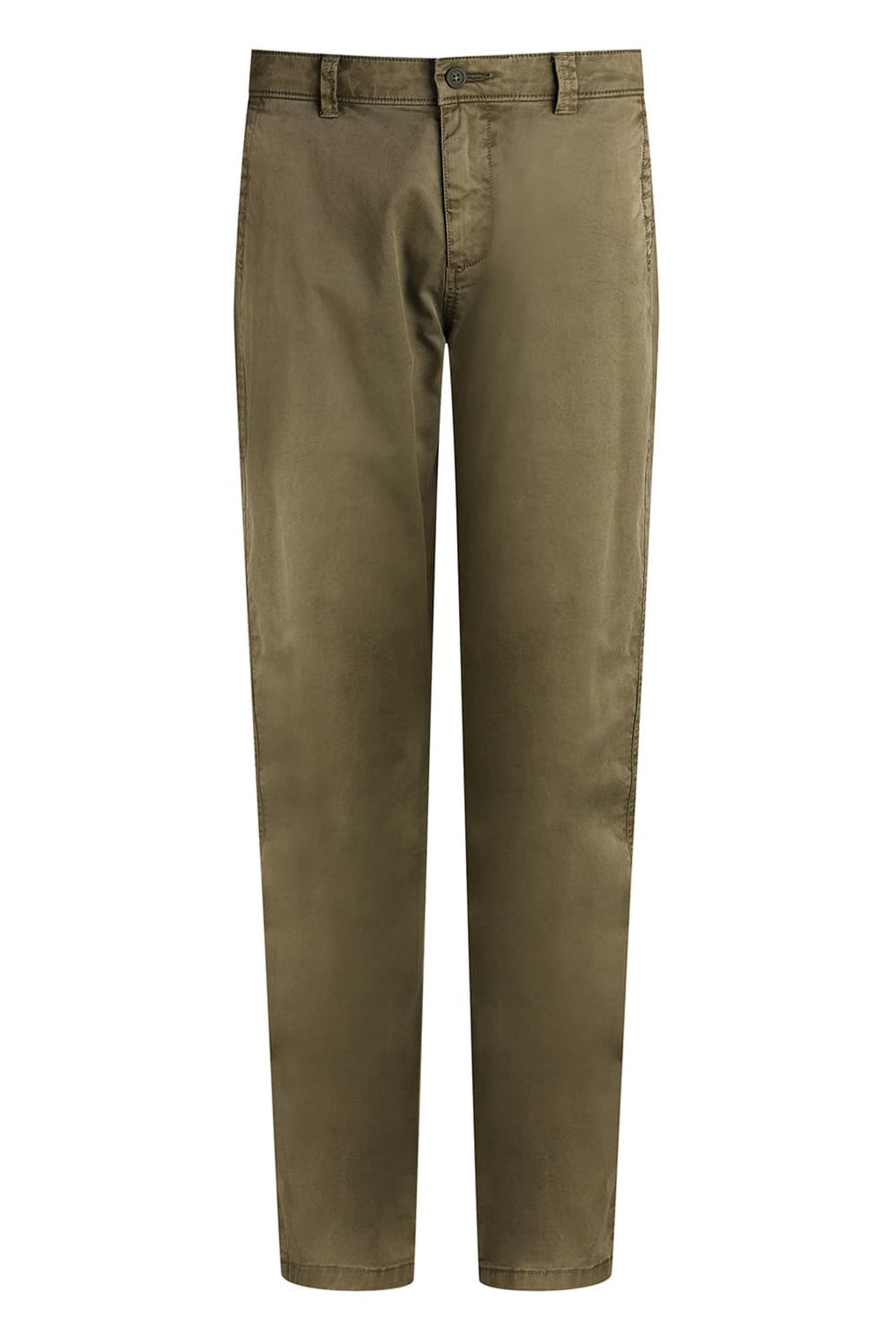 BASICS DRIFT FIT WINTER MOSS OLIVE COTTON STRETCH TWILL TROUSER