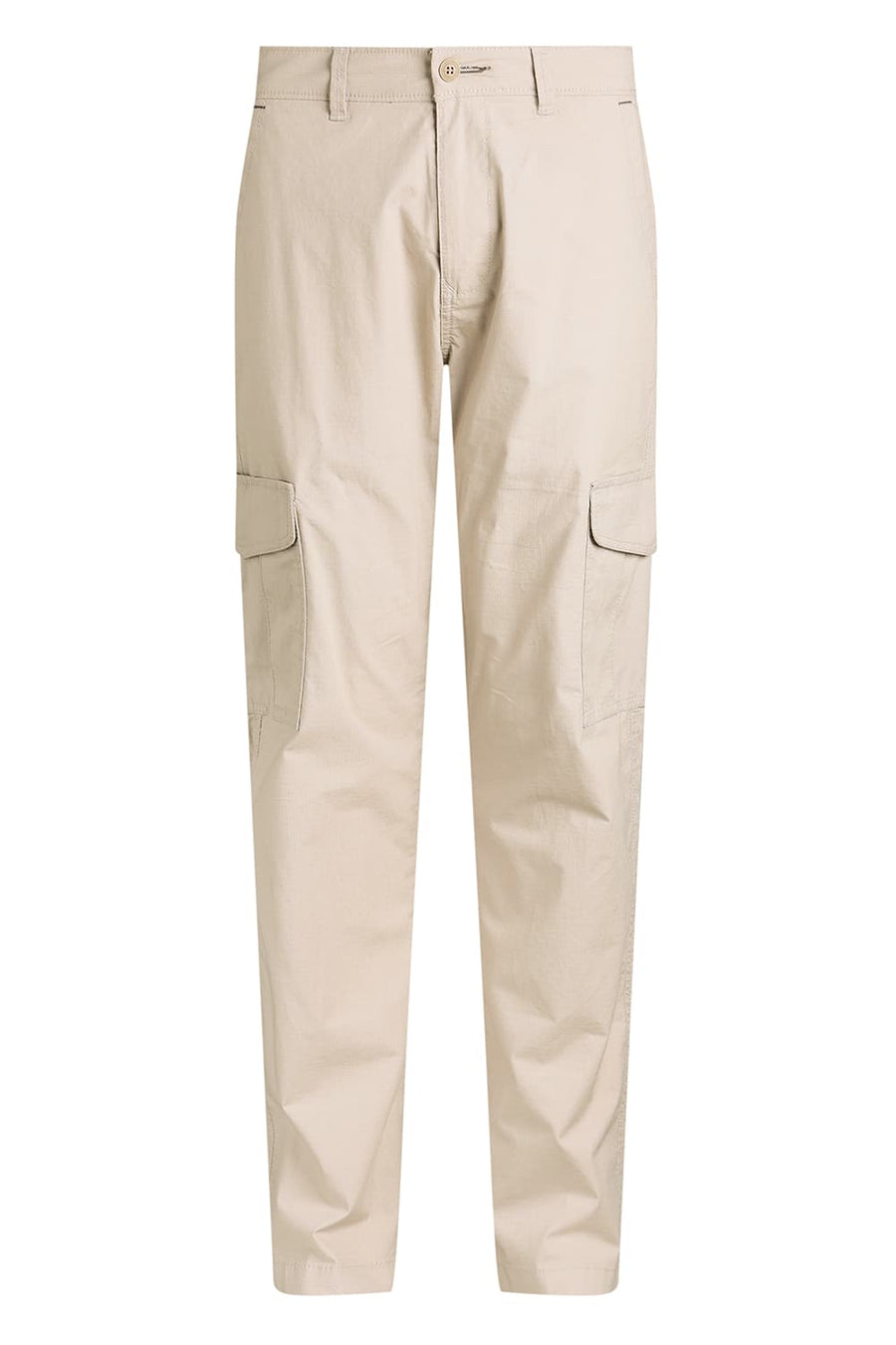 BASICS DRIFT FIT DOESKIN BEIGE COTTON STRETCH RIBSTOP DOBBY TROUSER