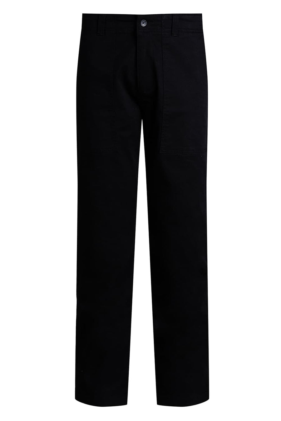 BASICS DRIFT FIT MOONLESS NIGHT BLACK COTTON STRETCH TROUSER