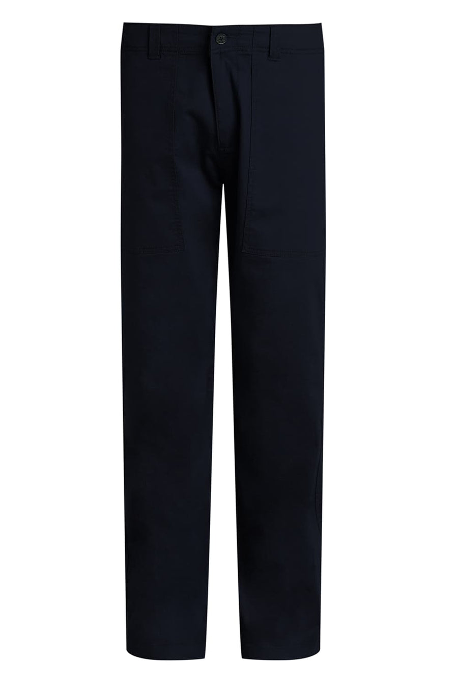 BASICS DRIFT FIT SALUTE NAVY COTTON STRETCH TROUSER