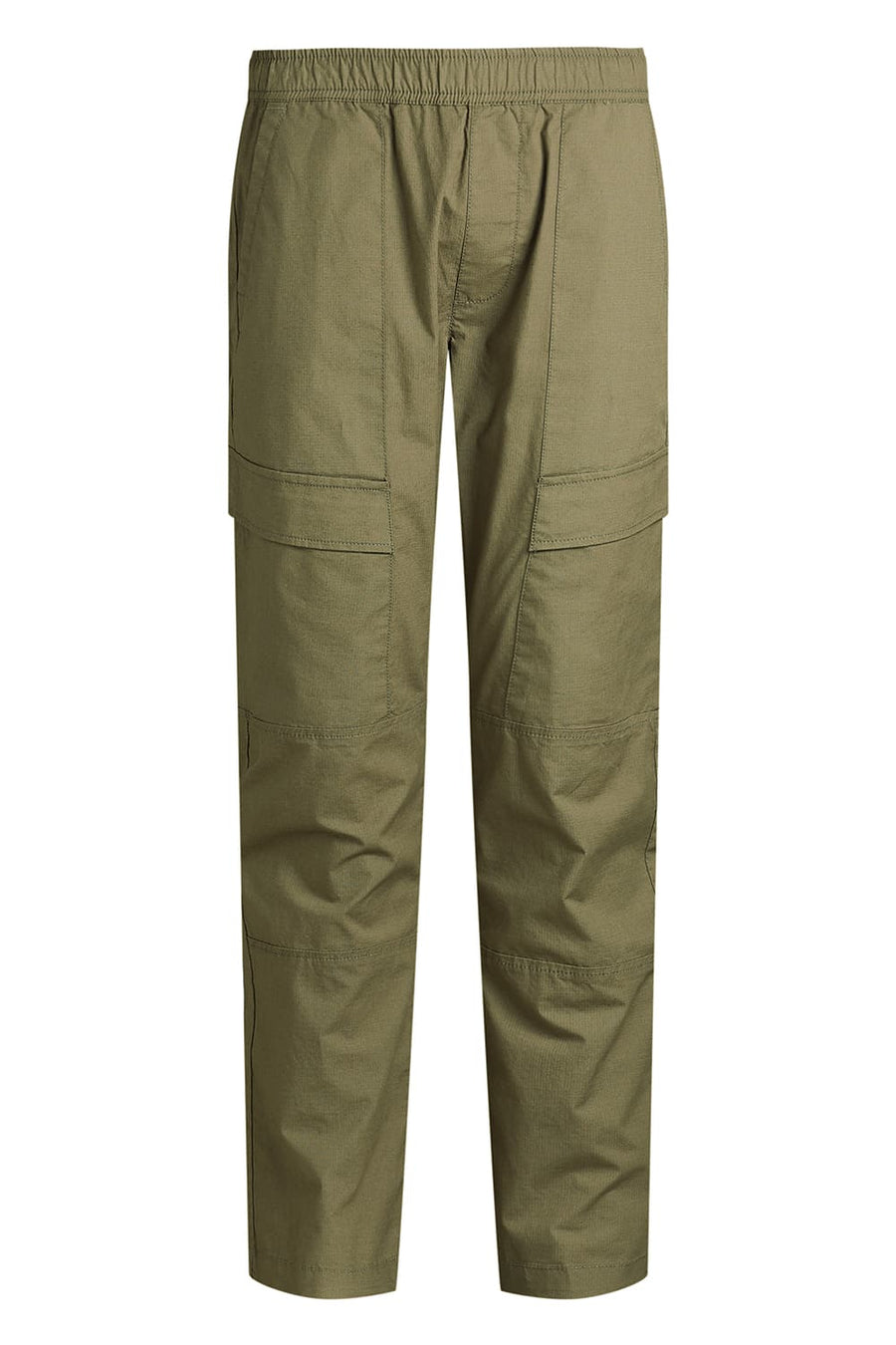 BASICS DRIFT FIT OLIVE NIGHT COTTON STRETCH RIBSTOP DOBBY TROUSER