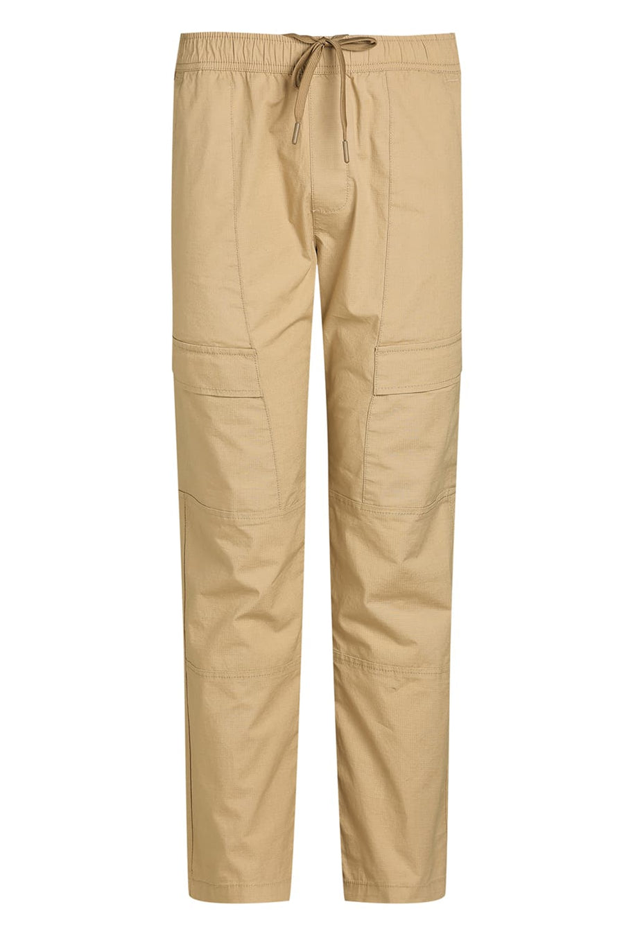 BASICS DRIFT FIT LARK KHAKI COTTON STRETCH RIBSTOP DOBBY TROUSER