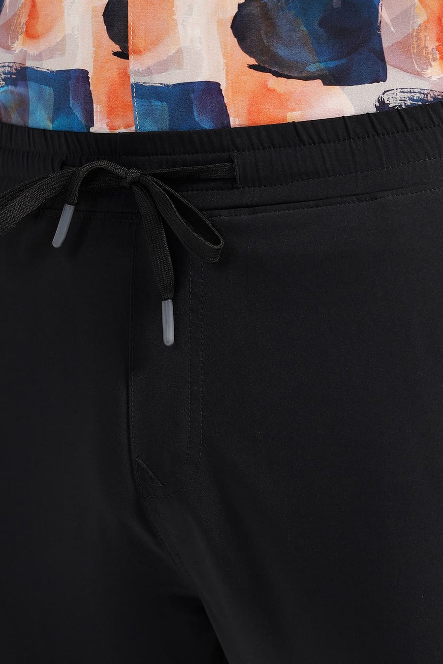 BASICS DRIFT FIT RAVEN BLACK POLYESTER TROUSER