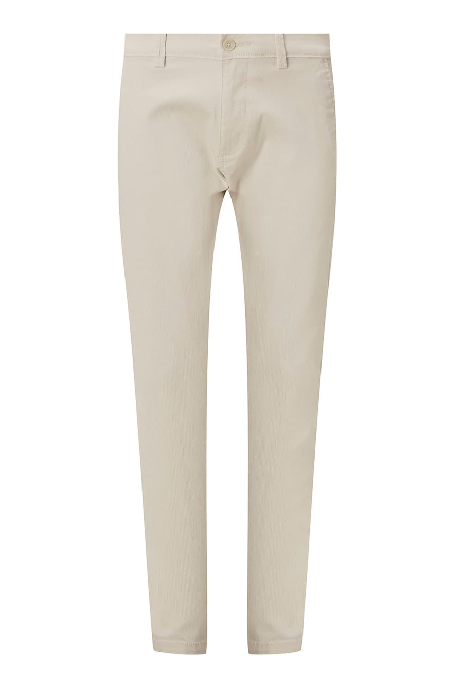 BASICS TAPERED FIT  COTTON STRETCH STRUCTURE TROUSER