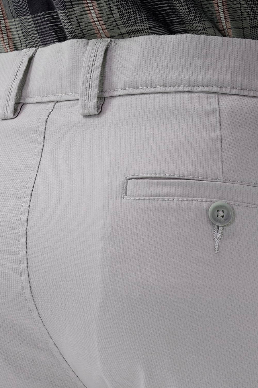 BASICS TAPERED FIT  COTTON STRETCH STRUCTURE TROUSER