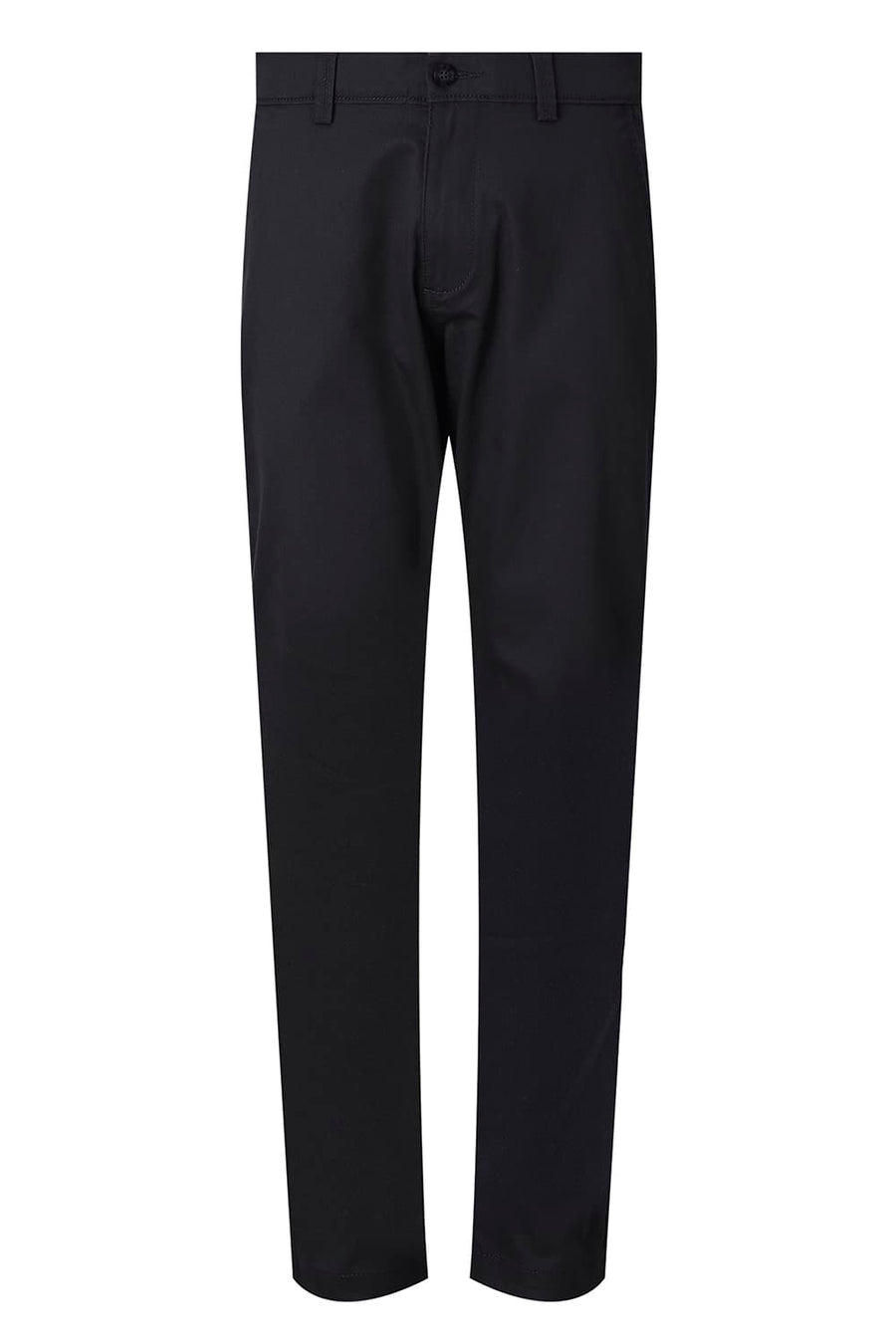 BASICS TAPERED FIT  COTTON STRETCH STRUCTURE TROUSER