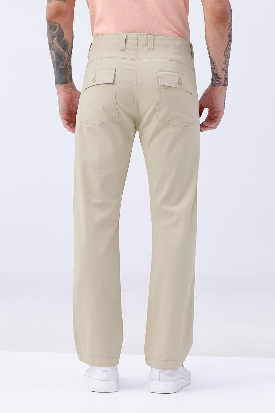 BASICS DRIFT FIT  COTTON STRUCTURE TROUSER