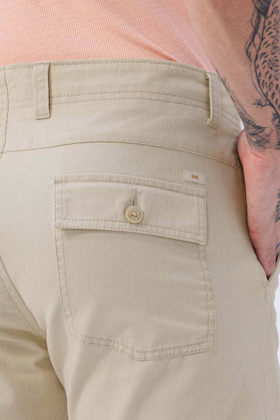 BASICS DRIFT FIT  COTTON STRUCTURE TROUSER