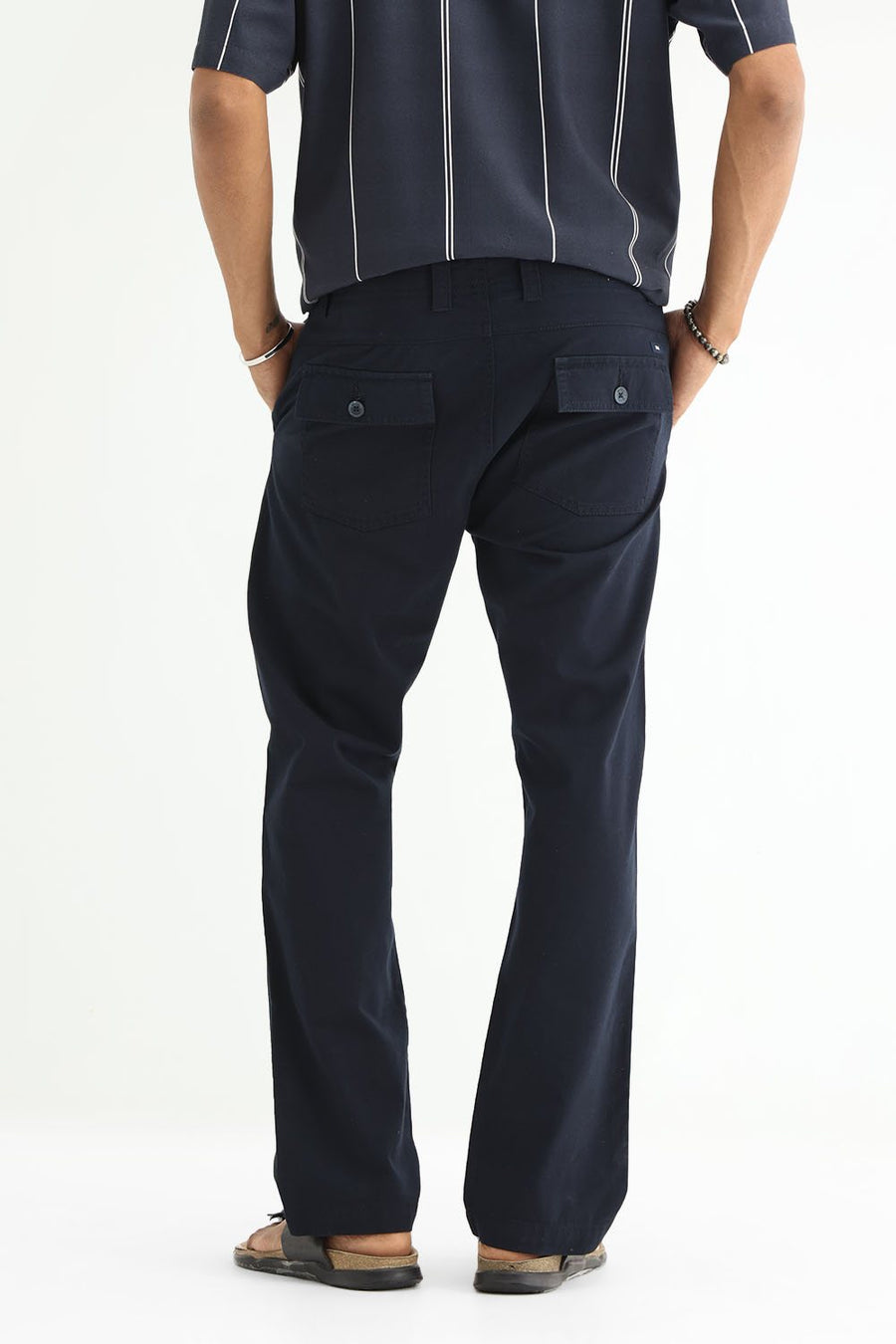 BASICS DRIFT FIT  COTTON STRUCTURE TROUSER