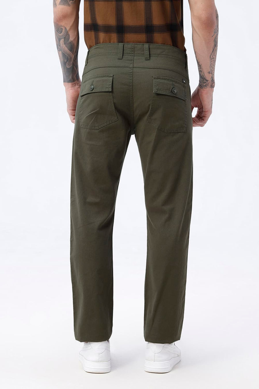 BASICS DRIFT FIT  COTTON STRUCTURE TROUSER