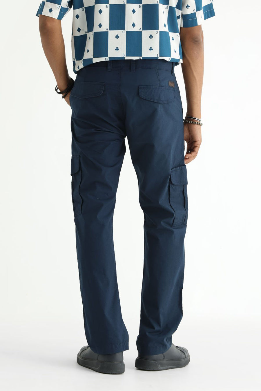 BASICS DRIFT FIT  COTTON STRETCH STRUCTURE TROUSER