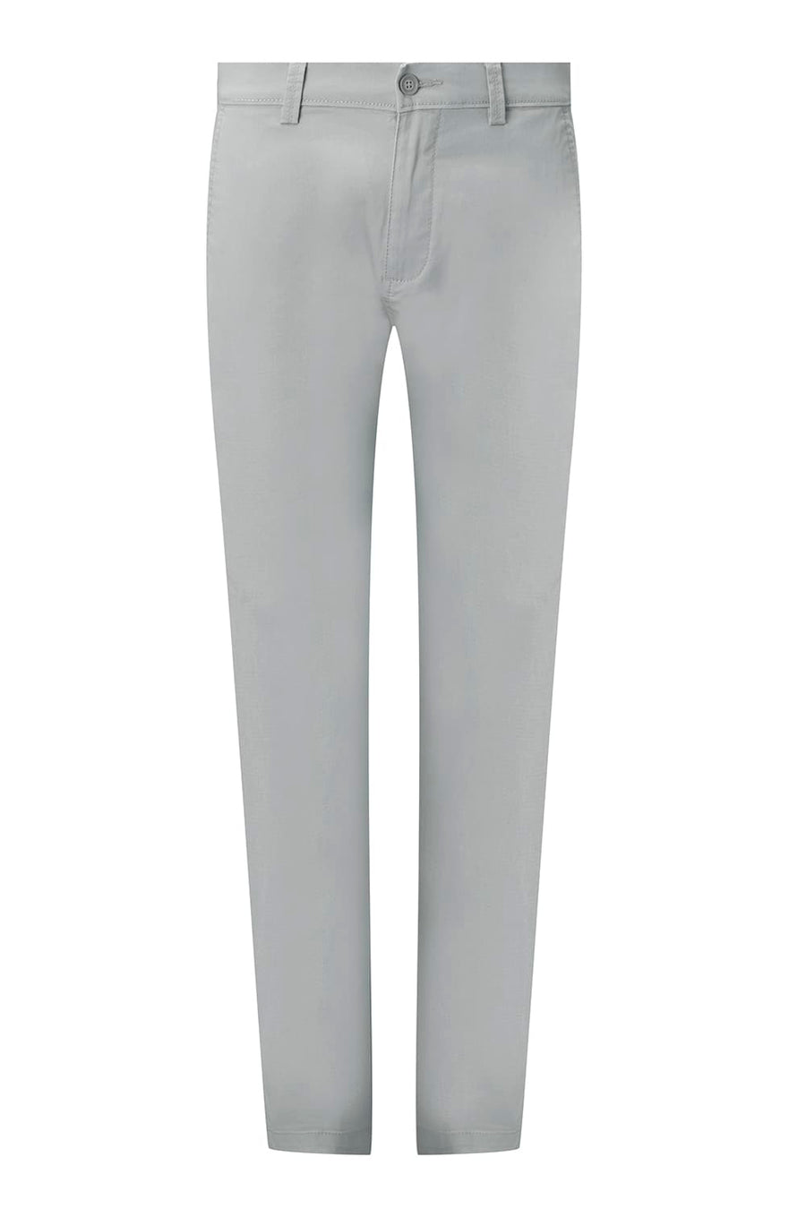 BASICS TAPERED FIT MINERAL GREEN COTTON STRETCH STRUCTURE TROUSER