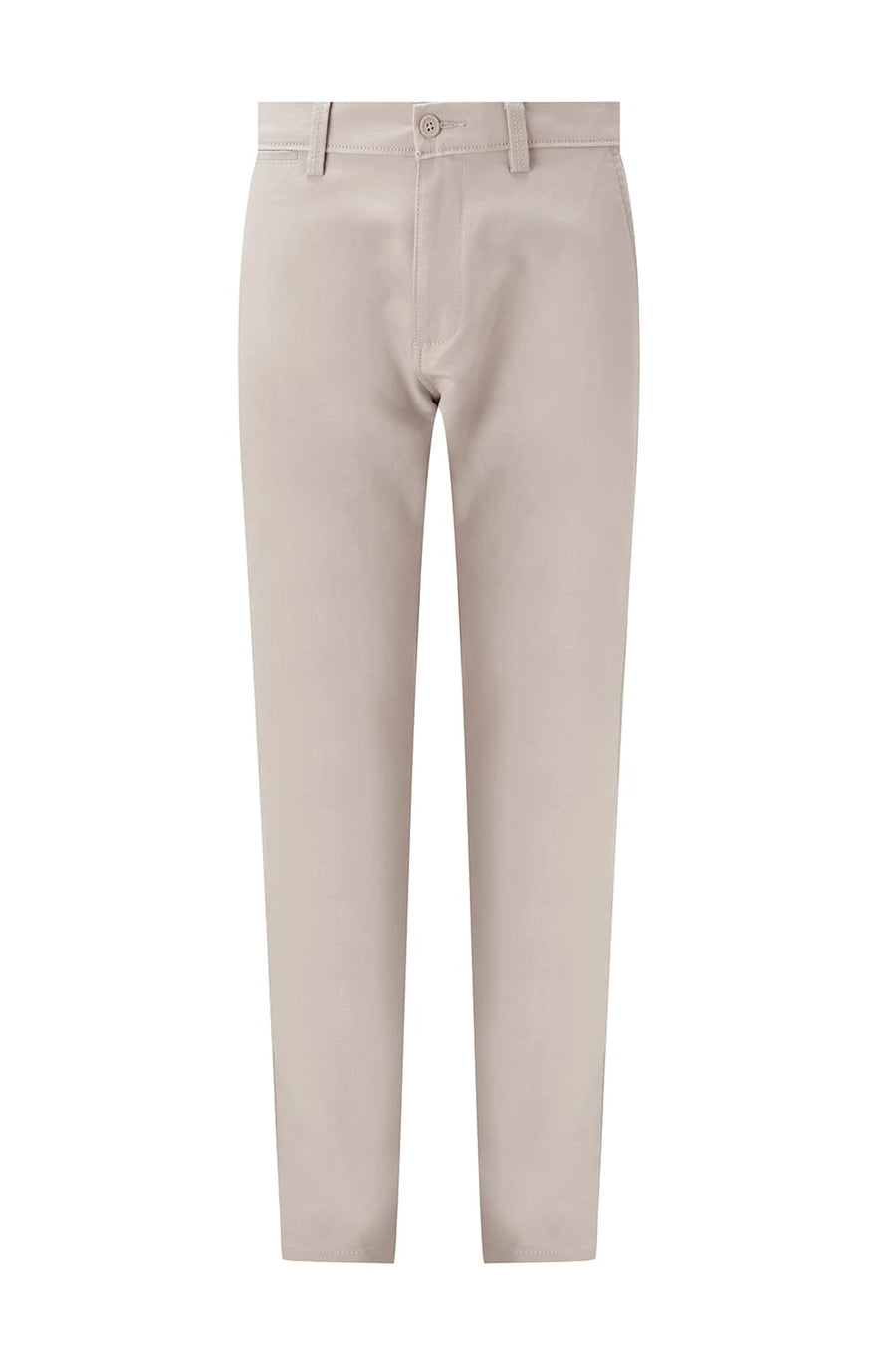 BASICS TAPERED FIT  COTTON STRETCH STRUCTURE TROUSER