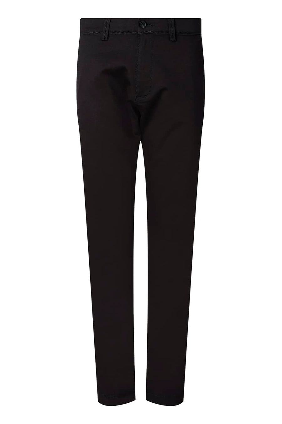 BASICS TAPERED FIT  COTTON STRETCH STRUCTURE TROUSER