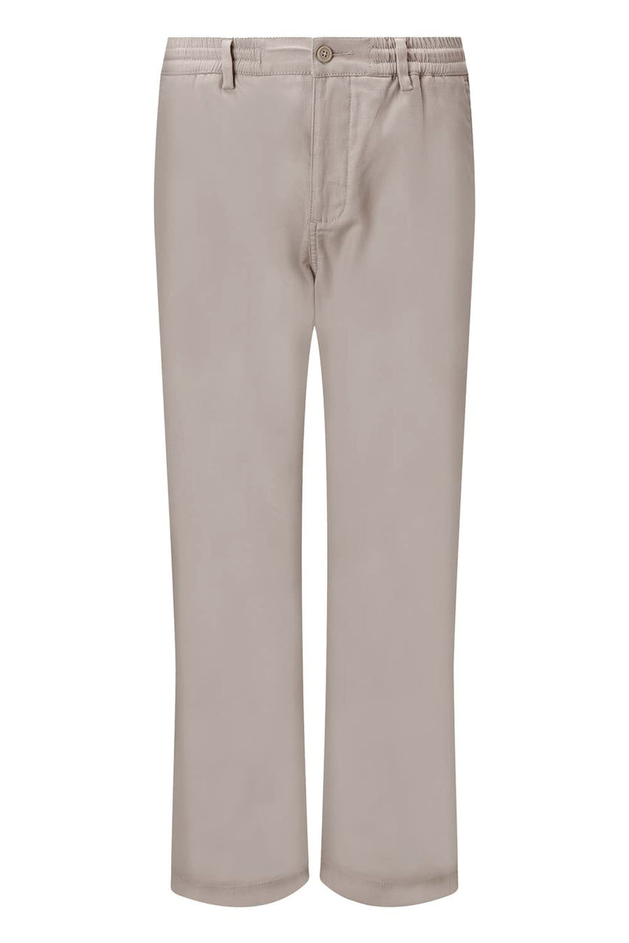 BASICS DRIFT FIT TAUPE PINK COTTON STRETCH STRUCTURE TROUSER