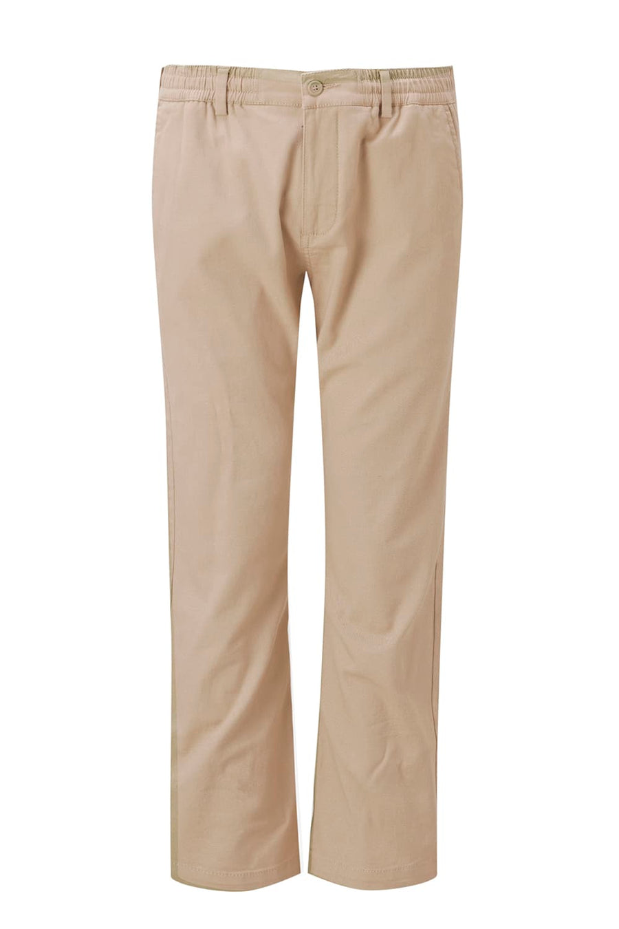 BASICS DRIFT FIT WARM SAND KHAKI COTTON STRETCH STRUCTURE TROUSER