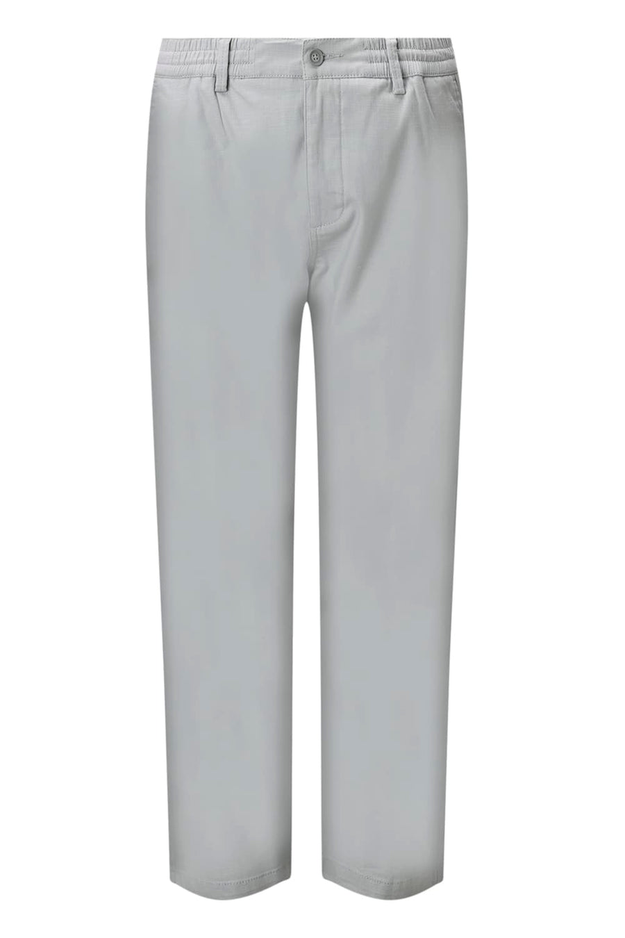 BASICS DRIFT FIT GHOST GREY COTTON STRETCH STRUCTURE TROUSER
