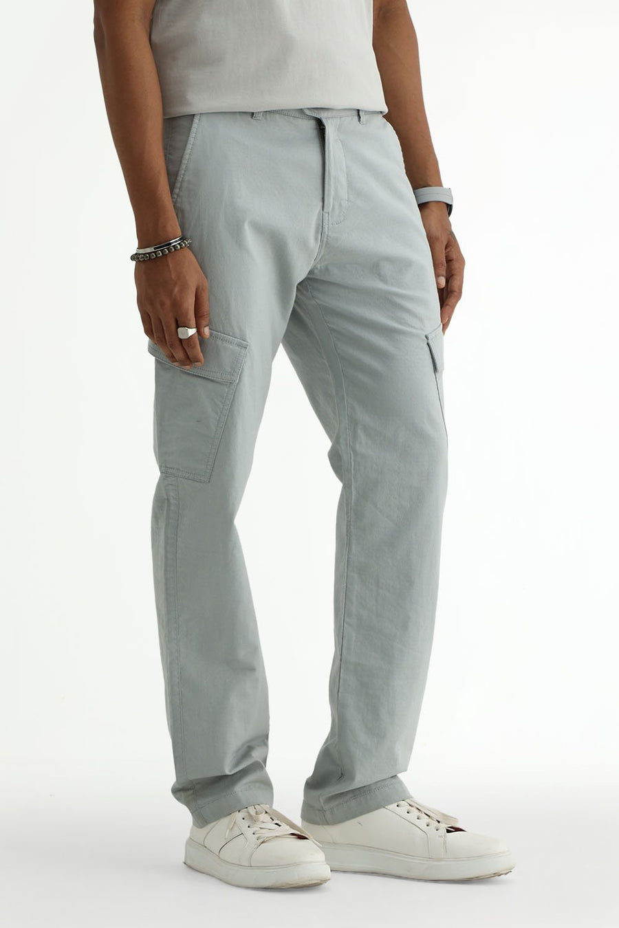 BASICS DRIFT FIT  COTTON STRUCTURE TROUSER