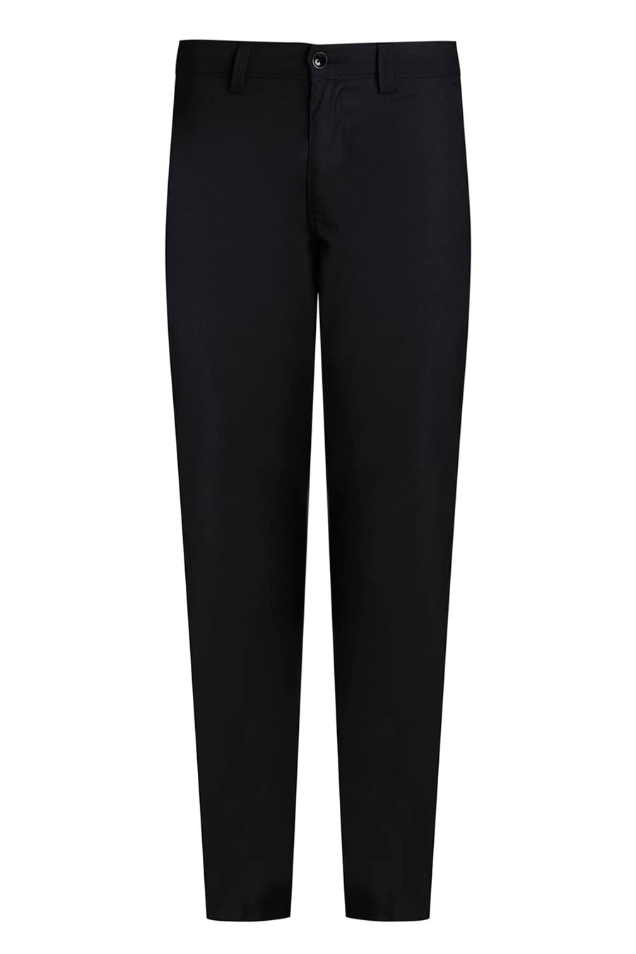 BASICS DRIFT FIT TAP SHOE BLACK POLYESTER VISCOSE STRETCH TROUSER