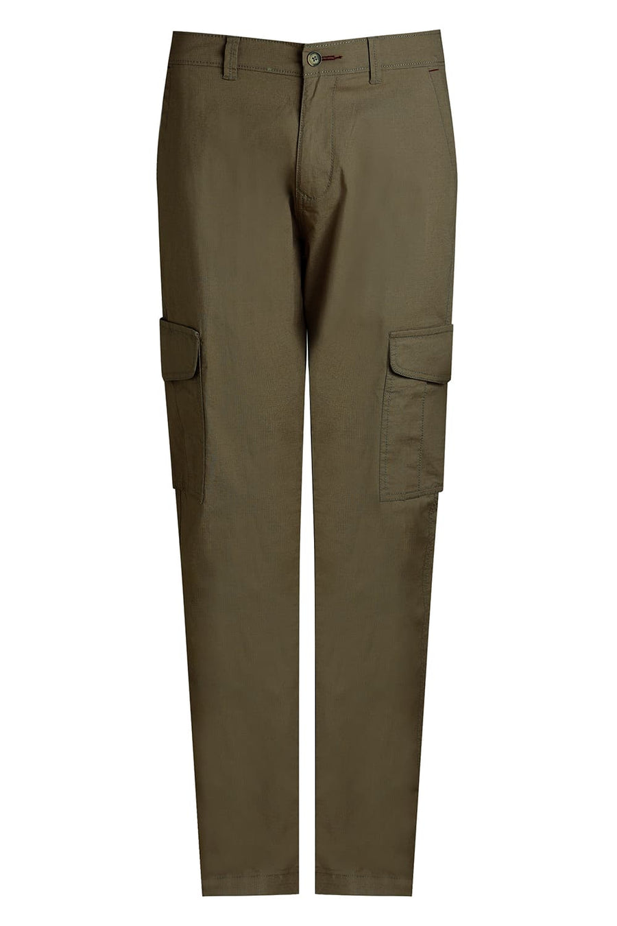 BASICS DRIFT FIT SMOKEY OLIVE COTTON STRETCH RIBSTOP DOBBY TROUSER