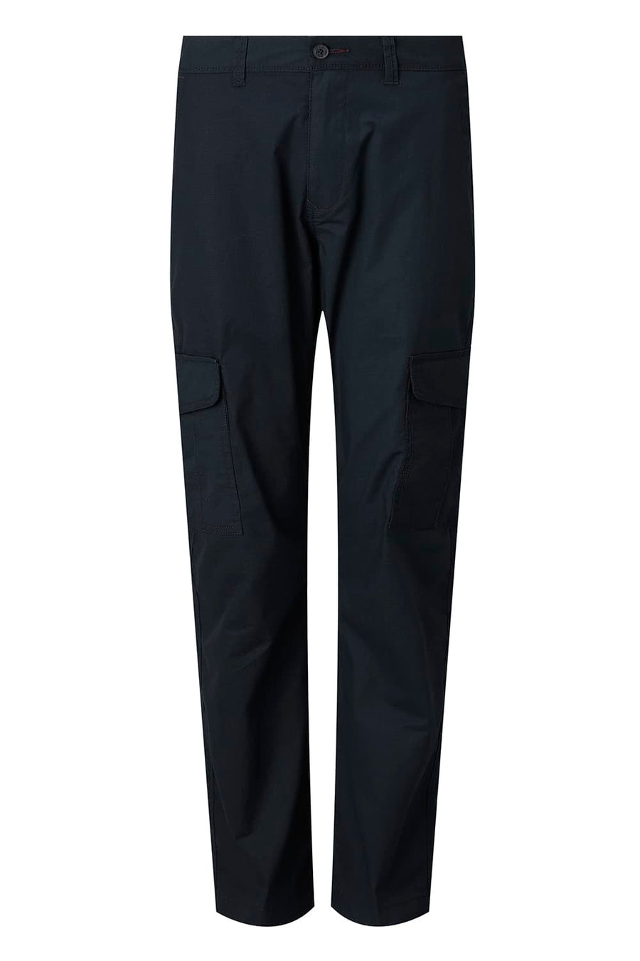 BASICS DRIFT FIT SEA STORM NAVY COTTON STRETCH RIBSTOP DOBBY TROUSER