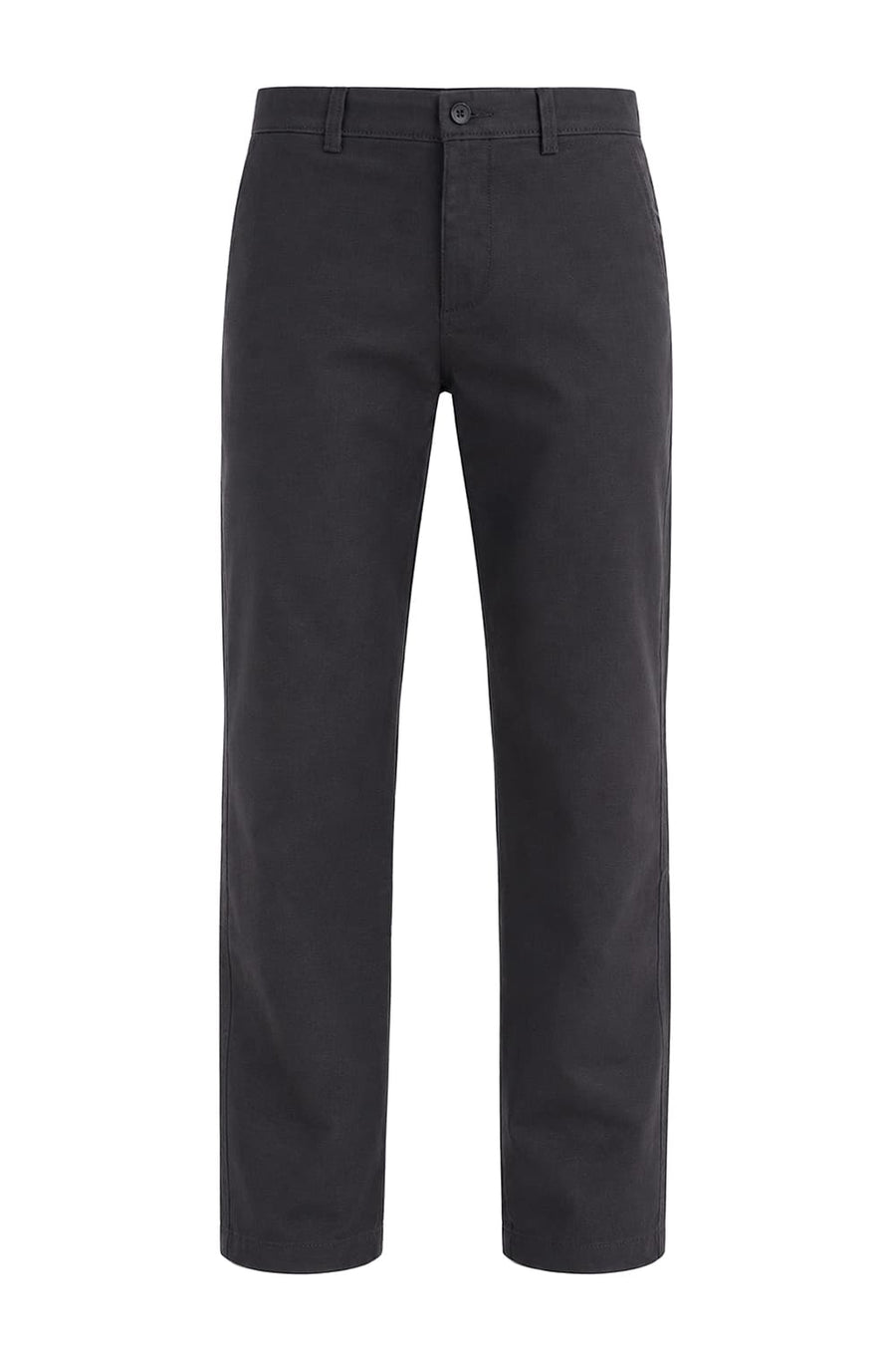 BASICS TAPERED FIT MAGNET GREY COTTON STRETCH STRUCTURE TROUSER