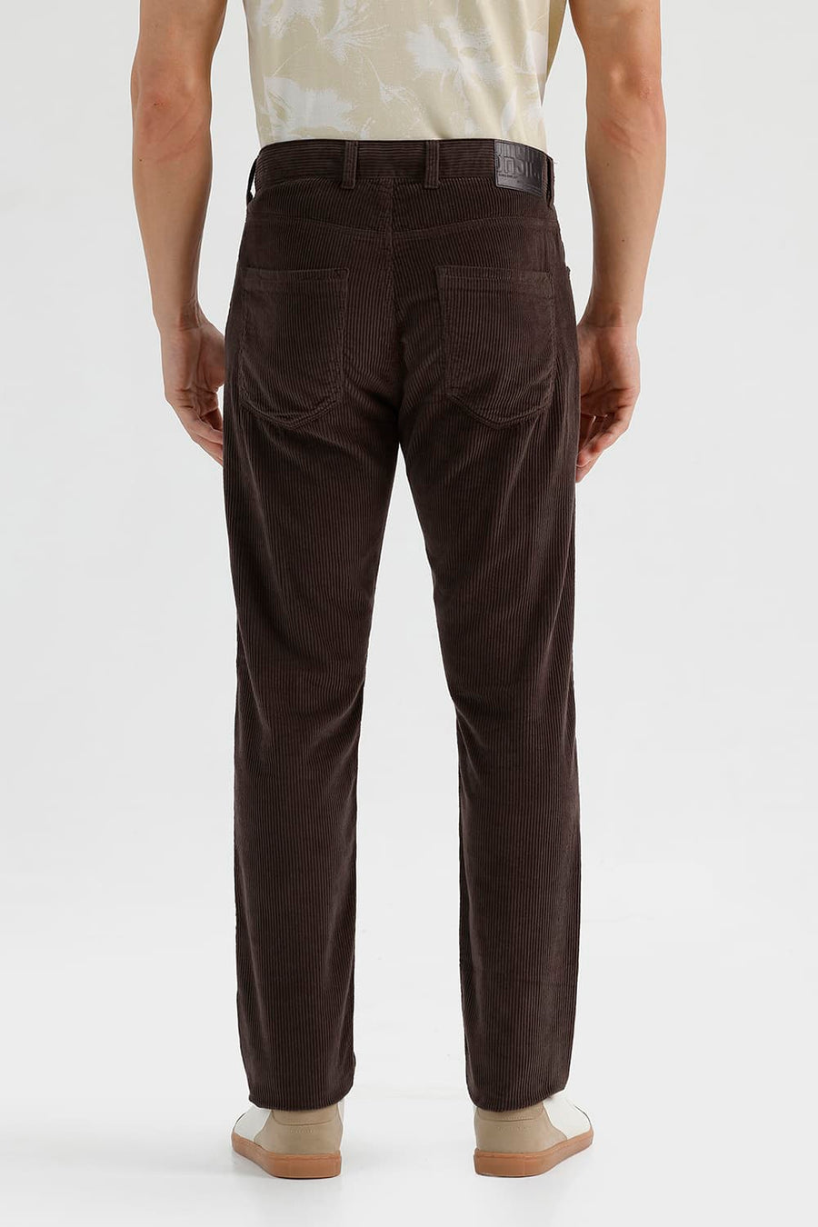 BASICS DRIFT FIT FOREST NIGHT OLIVE COTTON CORDUROY TROUSER