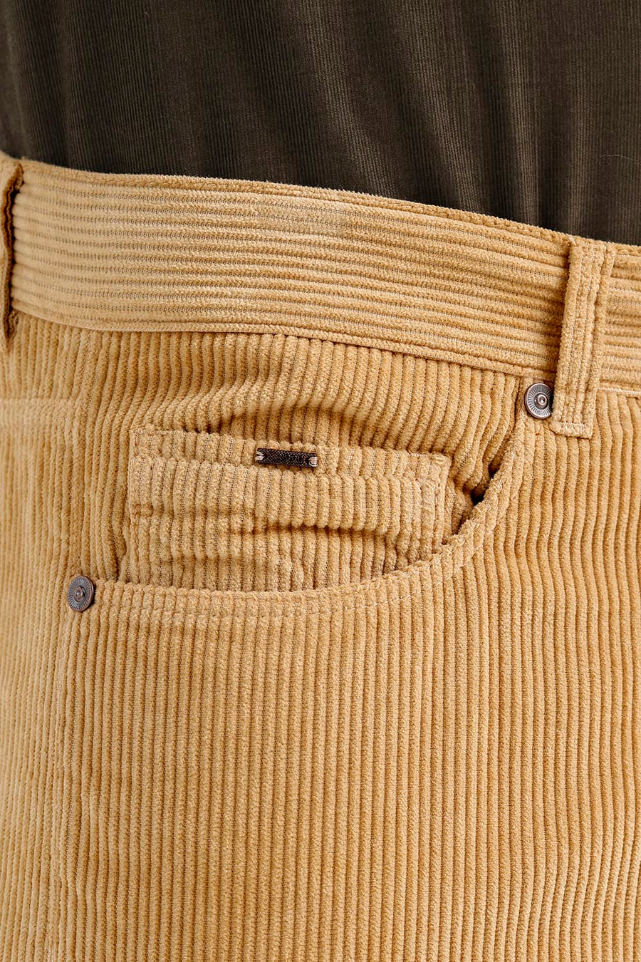 BASICS DRIFT FIT CINAMMON BEIGE COTTON CORDUROY TROUSER
