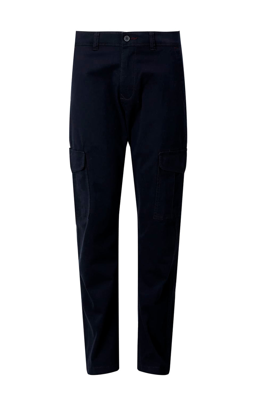 BASICS DRIFT FIT AFTER MIDNIGHT NAVY COTTON STRETCH TWILL TROUSER