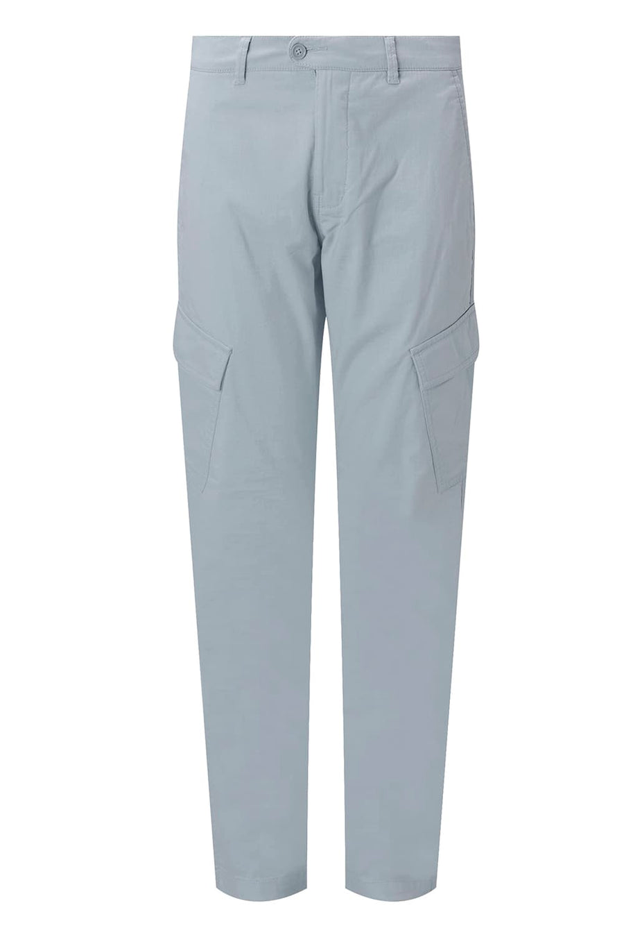 BASICS DRIFT FIT QUARRY GREY COTTON DOUBLE CLOTH TROUSER