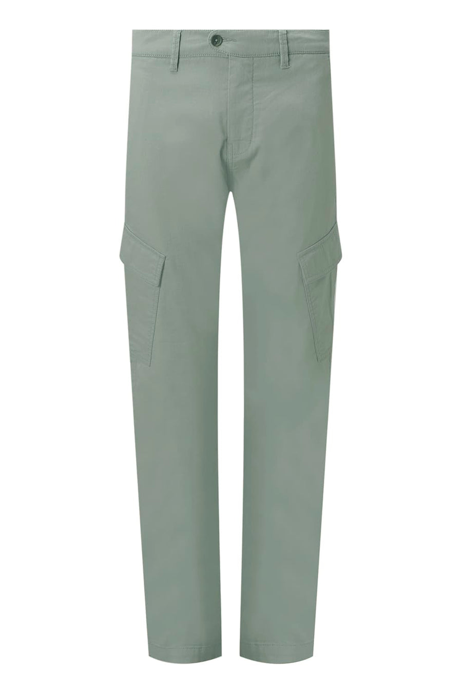 BASICS DRIFT FIT DRIED SAGE GREEN COTTON DOUBLE CLOTH TROUSER