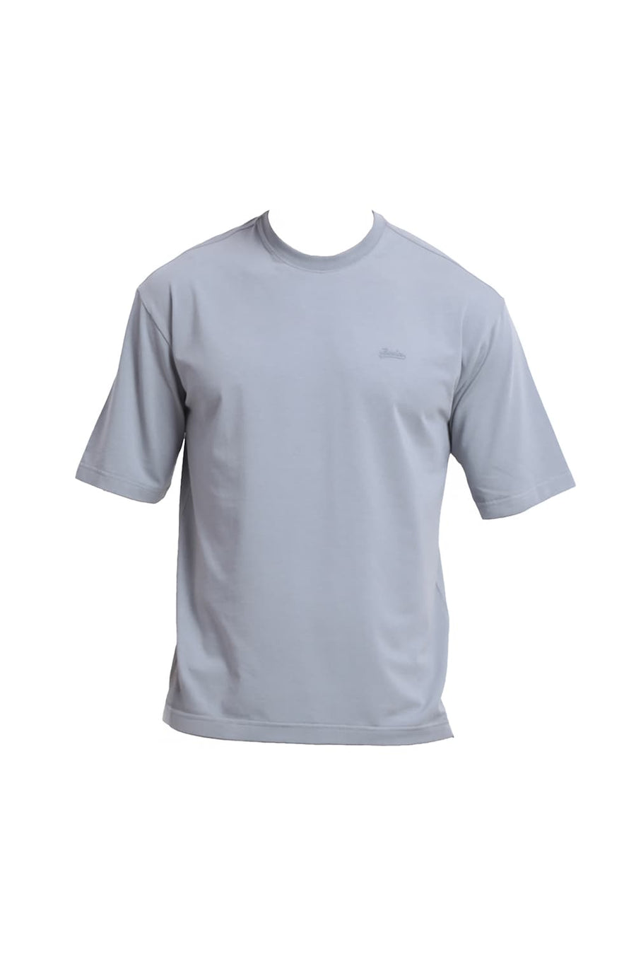 BASICS RELAXED FIT MONUMENT COTTON STRETCH CREW T-SHIRT