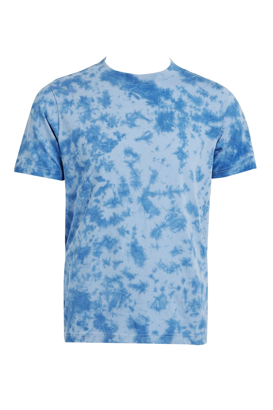 BASICS REGULAR FIT AIRY BLUE & PACIFIC COAST COTTON CREW T-SHIRT