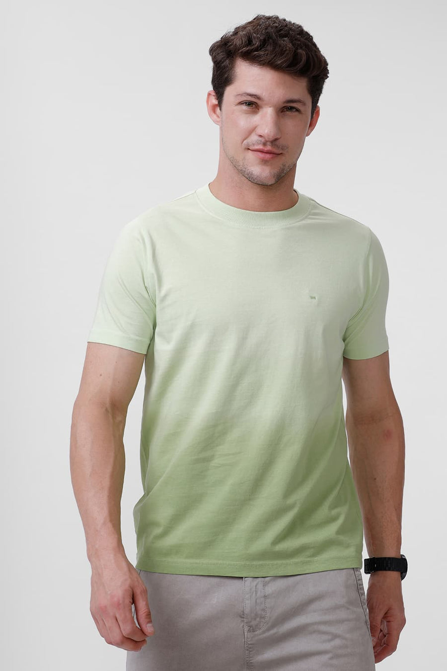 BASICS REGULAR FIT REED COTTON CREW T-SHIRT