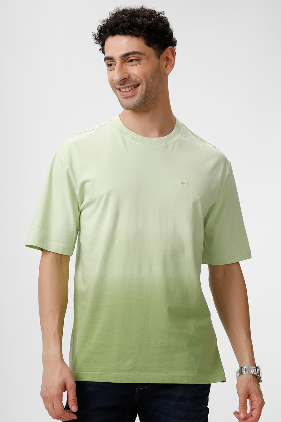 BASICS RELAXED FIT REED COTTON CREW T-SHIRT
