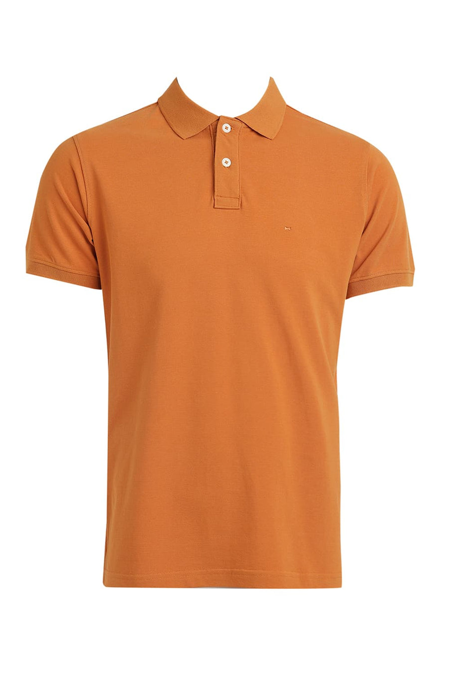 BASICS REGULAR FIT YAM COTTON POLO T-SHIRT