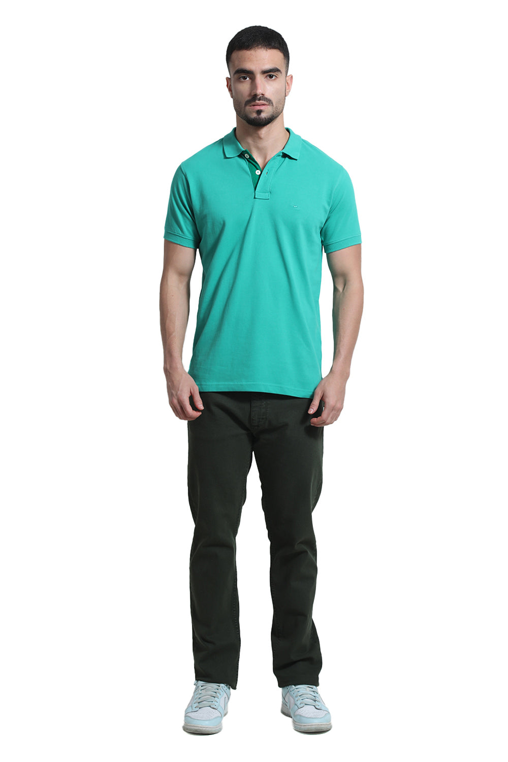 REGULAR FIT COTTON POLO T-SHIRT